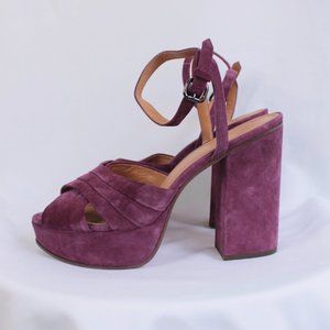 Coach Nikeeta Suede Platforms - Size 9
